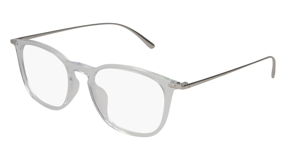 Puma Optical Frame Unisex Crystal Silver Transparent