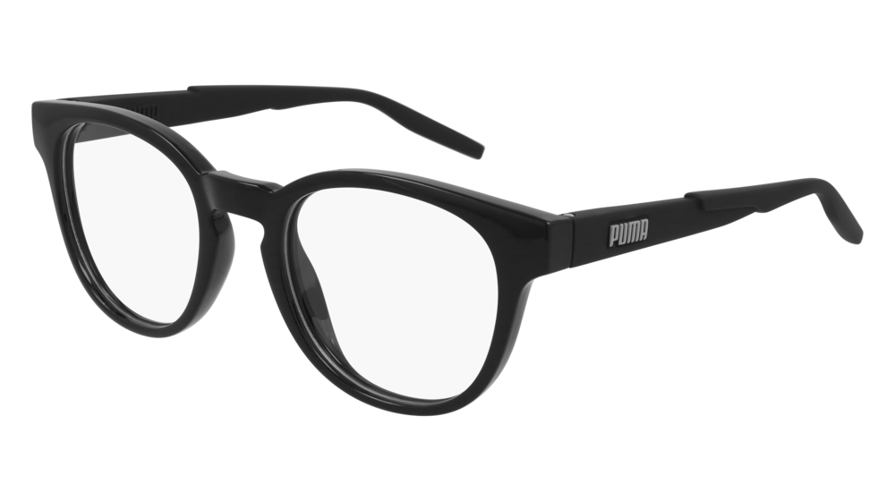 Puma Optical Frame Unisex Black Black Transparent