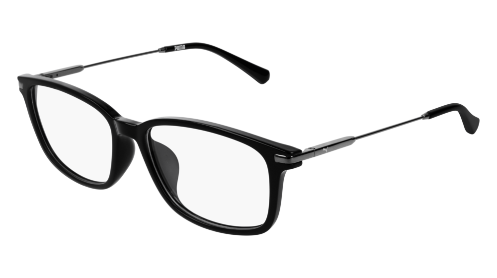 Puma Optical Frame Unisex Black Ruthenium Transparent