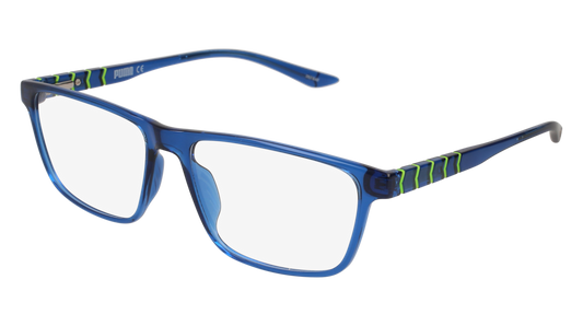 Puma Optical Frame Unisex Blue Blue Transparent