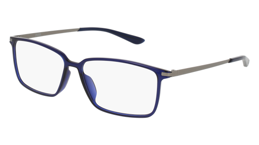 Puma Optical Frame Unisex Blue Silver Transparent