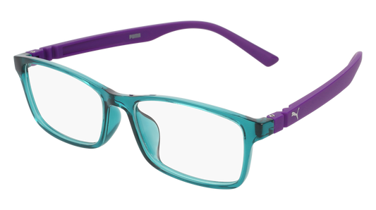 Puma Optical Frame Unisex Blue Violet Transparent