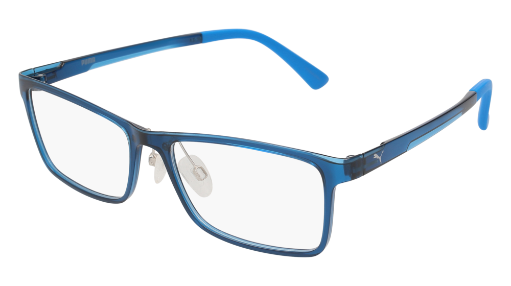 Puma Optical Frame Unisex Light Blue Light Blue Transparent