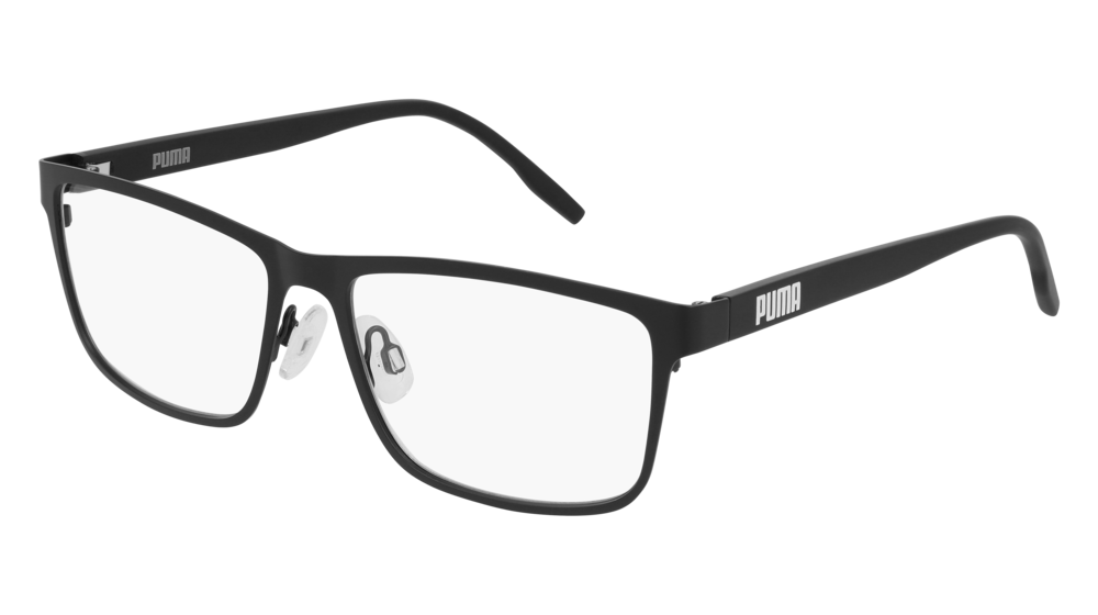 Puma Optical Frame Unisex Black Black Transparent