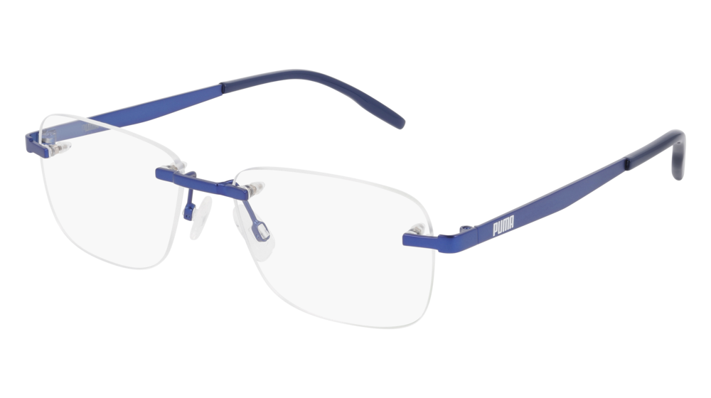 Puma Optical Frame Unisex Blue Blue Transparent