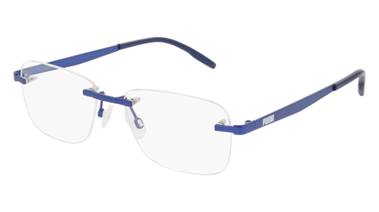 Puma Optical Frame Unisex Blue Blue Transparent