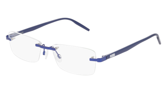 Puma Optical Frame Unisex Blue Blue Transparent