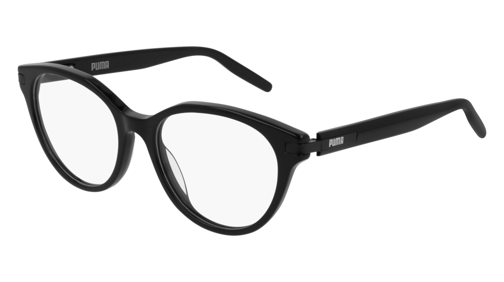 Puma Optical Frame Woman Black Black Transparent