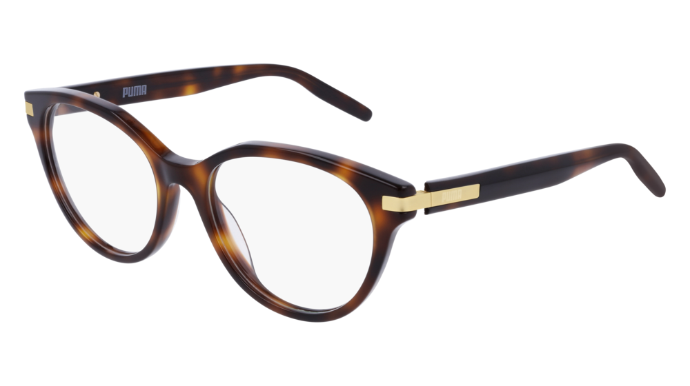 Puma Optical Frame Woman Havana Havana Transparent