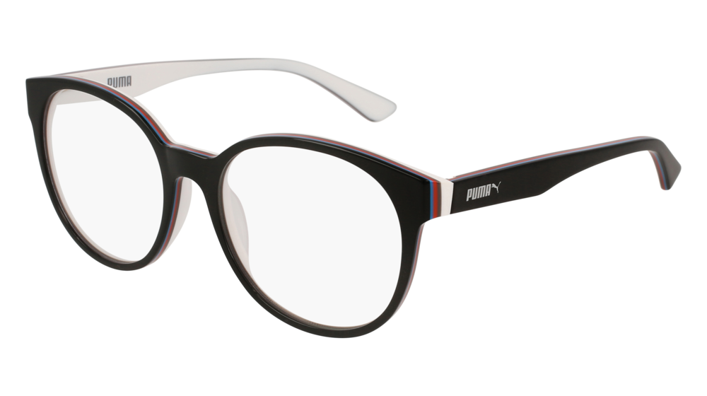 Puma Optical Frame Woman Black Black Transparent