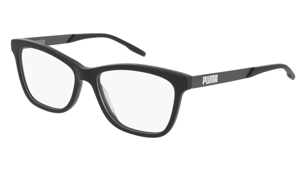 Puma Optical Frame Woman Black Ruthenium Transparent