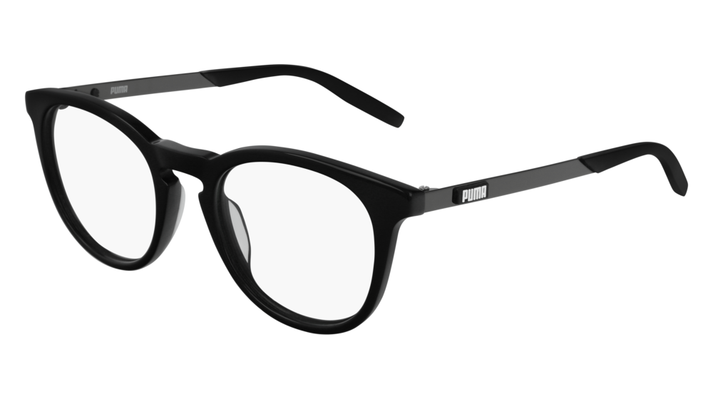 Puma Optical Frame Woman Black Ruthenium Transparent