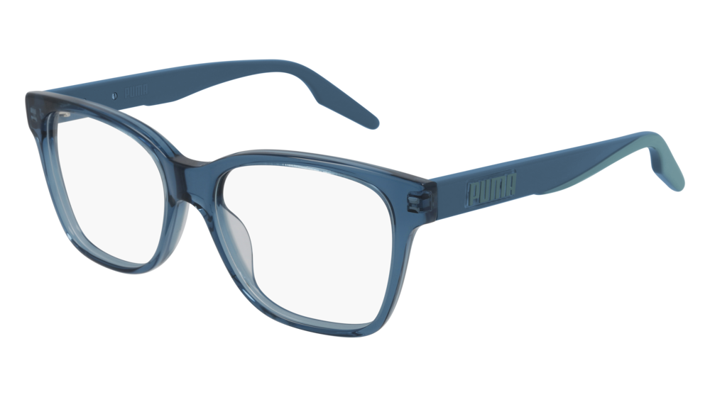 Puma Optical Frame Woman Blue Blue Transparent