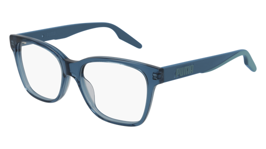 Puma Optical Frame Woman Blue Blue Transparent