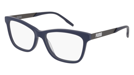 Puma Optical Frame Woman Blue Ruthenium Transparent