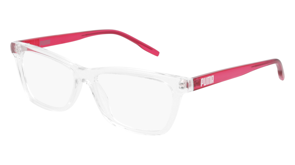 Puma Optical Frame Woman Crystal Red Transparent