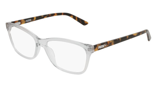 Puma Optical Frame Woman Grey Havana Transparent