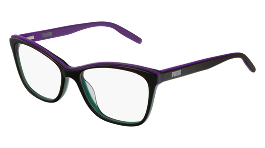 Puma Optical Frame Woman Havana Havana Transparent