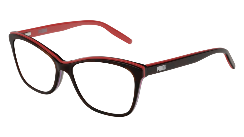 Puma Optical Frame Woman Havana Havana Transparent