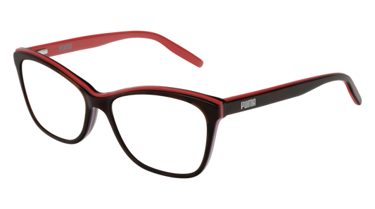 Puma Optical Frame Woman Havana Havana Transparent