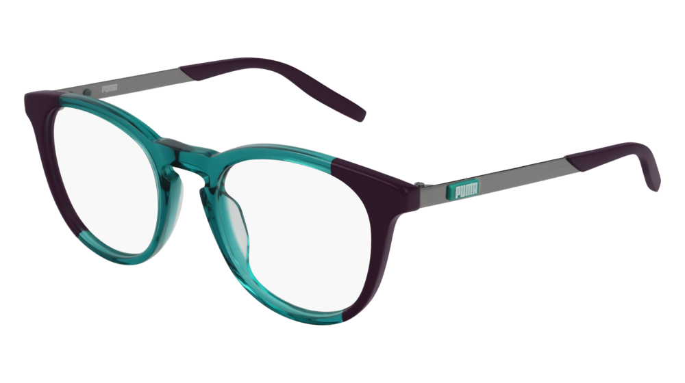 Puma Optical Frame Woman Violet Ruthenium Transparent