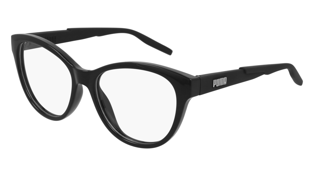 Puma Optical Frame Woman Black Black Transparent