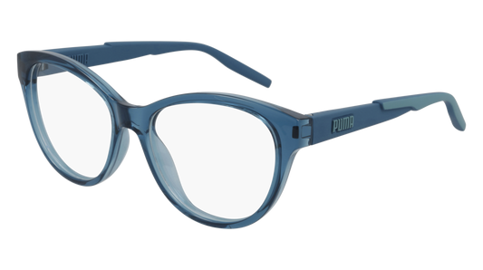 Puma Optical Frame Woman Blue Blue Transparent