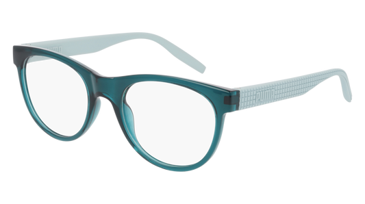 Puma Optical Frame Woman Blue Light Blue Transparent