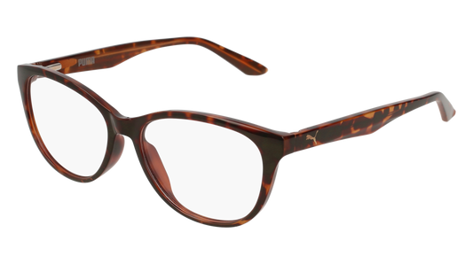 Puma Optical Frame Woman Havana Havana Transparent