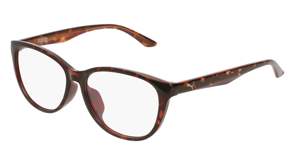 Puma Optical Frame Woman Havana Havana Transparent