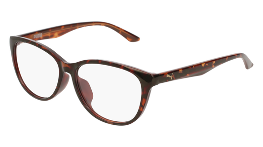 Puma Optical Frame Woman Havana Havana Transparent