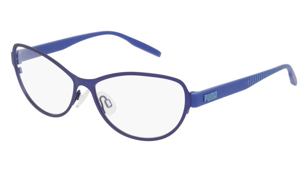 Puma Optical Frame Woman Blue Blue Transparent