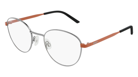 Puma Optical Frame Woman Ruthenium Orange Transparent