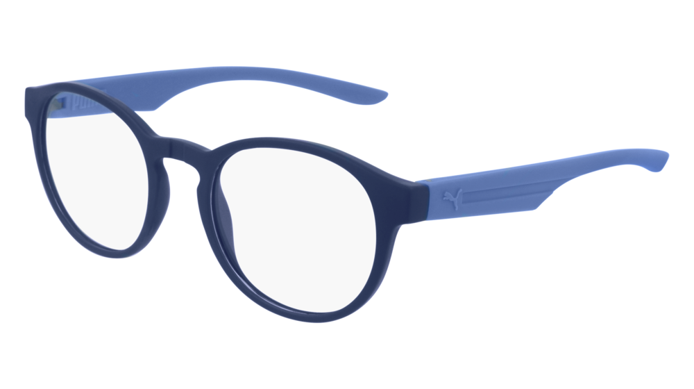 Puma Optical Frame Woman Blue Blue Transparent