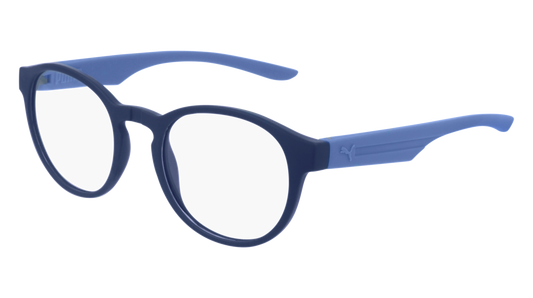 Puma Optical Frame Woman Blue Blue Transparent