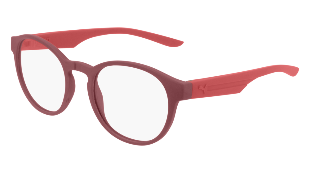 Puma Optical Frame Woman Red Red Transparent