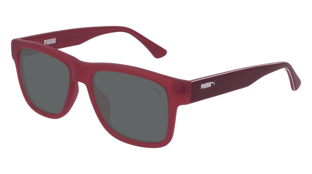 Puma Sunglass Kid Red Burgundy Smoke