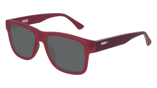 Puma Sunglass Kid Red Burgundy Smoke