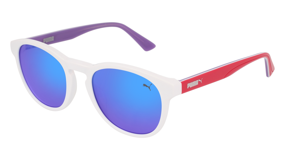 Puma Sunglass Kid White Pink Violet