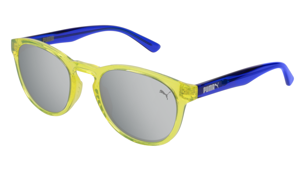 Puma Sunglass Kid Yellow Blue Silver