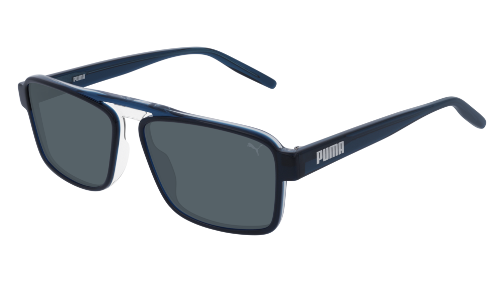 Puma Sunglass Man Grey Blue Smoke