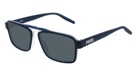 Puma Sunglass Man Grey Blue Smoke