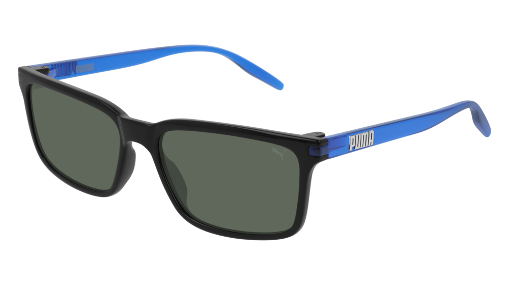 Puma Sunglass Man Black Blue Green