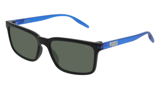 Puma Sunglass Man Black Blue Green