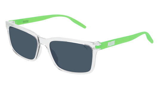 Puma Sunglass Man Crystal Green Blue