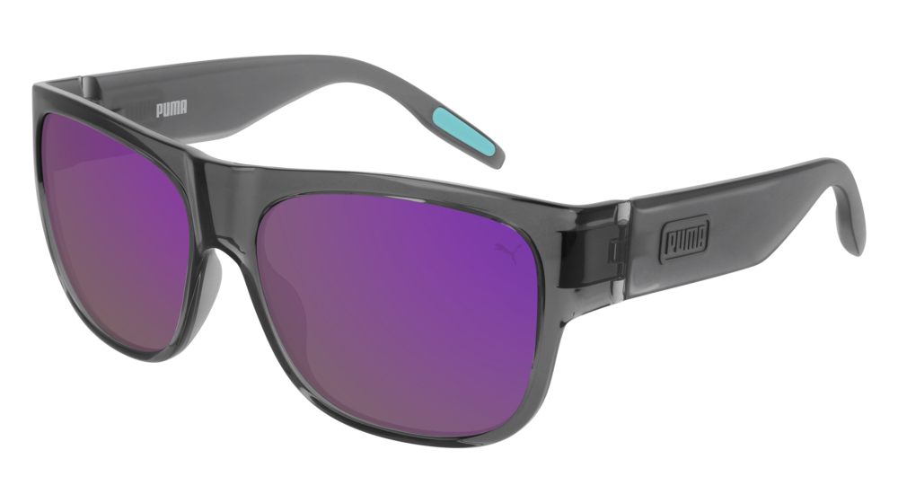 Puma Sunglass Man Grey Grey Violet