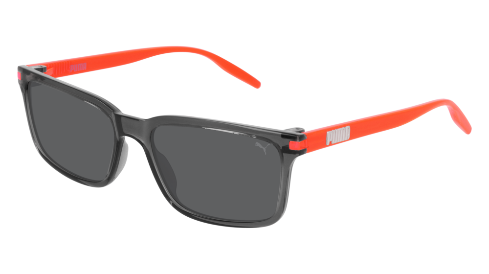 Puma Sunglass Man Grey Orange Smoke