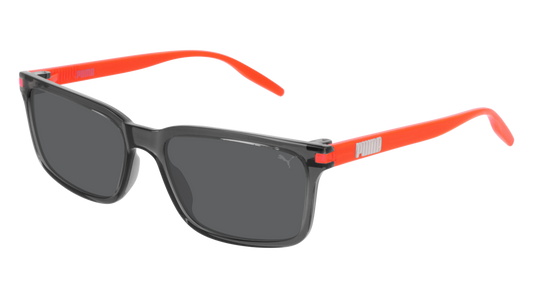 Puma Sunglass Man Grey Orange Smoke