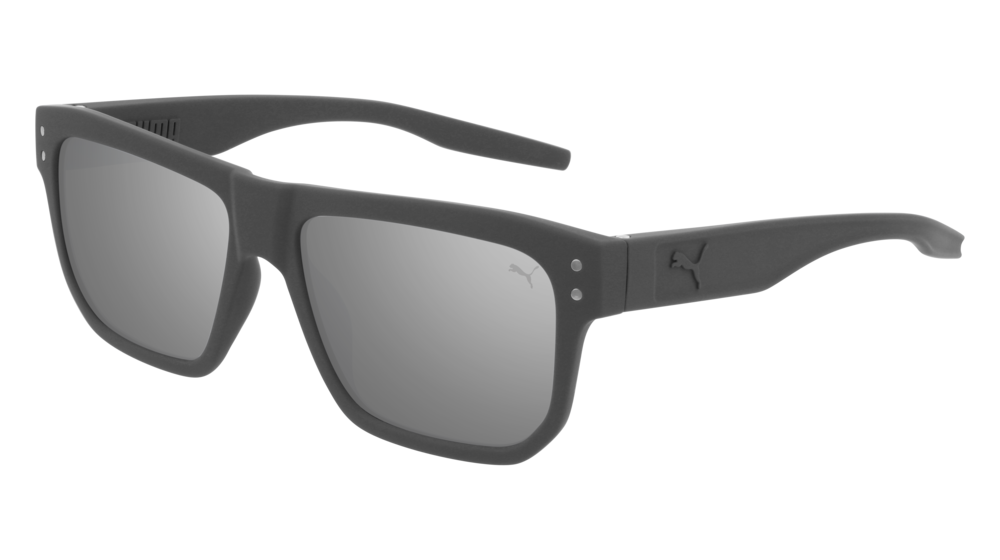 Puma Sunglass Man Grey Grey Silver