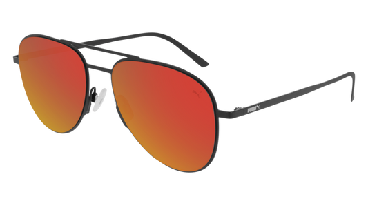 Puma Sunglass Man Black Black Red